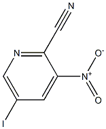 5-Iodo-3-nitro-pyridine-2-carbonitrile 结构式