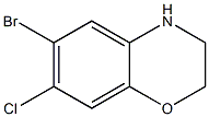 6-Bromo-7-chloro-3,4-dihydro-2H-benzo[1,4]oxazine