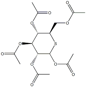 (3R,4S,5S,6R)-6-(acetoxymethyl)tetrahydro-2H-thiopyran-2,3,4,5-tetrayl tetraacetate