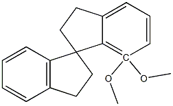 7, 7-Dimethoxy-1, 1-spirobiindane Structure