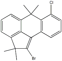 1-溴-7-氯-2,2,6,6-四甲基-2,6-二氢-香辛烯, , 结构式