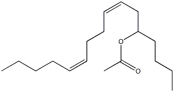 Z,Z & Z,E-7,11-Hexadecadienyl
acetate 结构式