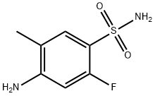 4-Amino-2-fluoro-5-methylbenzenesulfonamide Struktur