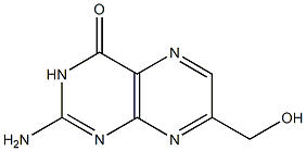 2-Amino-7-(hydroxymethyl)-4(3H)-pteridinone Struktur