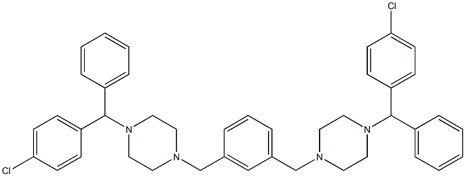1207847-84-4 1,3-Bis((4-((4-chlorophenyl)(phenyl)methyl)piperazin-1-yl)methyl)benzene