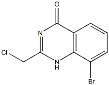 8-Bromo-2-chloromethyl-1H-quinazolin-4-one Struktur