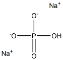 Disodium phosphate Struktur