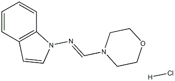 N-(胍基-亚胺代甲基)-吗啉盐酸盐 结构式