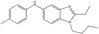  (1-BUTYL-2-ETHYL-1H-BENZOIMIDAZOL-5-YL)-P-TOLYL-AMINE