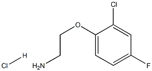 2-(2-CHLORO-4-FLUOROPHENOXY)ETHYLAMINE HYDROCHLORIDE 化学構造式
