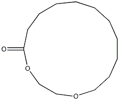 1,4DIOXA-CYCLOPENTADECAN-5-ONE Struktur