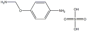 4-二氨基苯甲醚硫酸盐, , 结构式