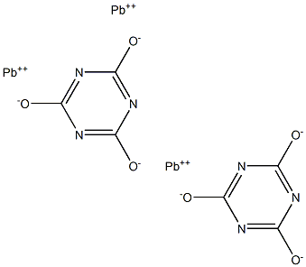 Cyanuric acid lead salt Struktur