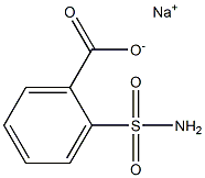 Sodium sulfamoyl benzoate Struktur