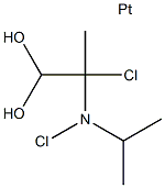 TRANS-DIHYDROXO-CIS-DICHLORODIISO-PROPYLAMINEPLATINUM 结构式