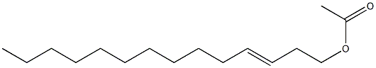 (3E)-3-Tetradecenyl acetate,,结构式