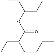 1-Ethylpropyl 2-ethylhexanoate Struktur