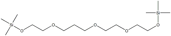 3,6,9,13,16-Pentaoxa-2,17-disilaoctadecane, 2,2,17,17-tetramethyl- Structure