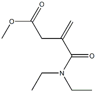 3-Butenoic acid, 3-diethylaminocarbonyl-, methyl ester Structure