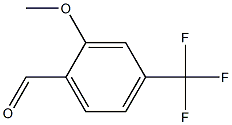 2-Methoxy-4-(trifluoromethyl)benzaldehyde 99%,,结构式