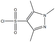 1,3,5-Trimethyl-1H-pyrazole-4-sulphonyl chloride 97% 化学構造式