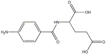 2-[(4-Aminobenzoyl)amino]pentane-1,5-dioic acid,,结构式