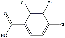 3-Bromo-2,4-dichlorobenzoic acid,,结构式