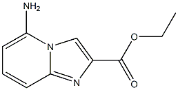 5-Aminoimidazo[1,2-a]pyridine-2-carboxylic acid ethyl ester Struktur