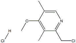 2-CHLOROMETHYL-3.5.-DIMETHYL-4-METHOXY PYRIDINE HYDOROCHLORIDE,,结构式