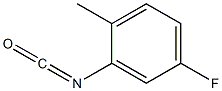 2-METHYL-5-FLUOROPHENYL ISOCYANATE Struktur