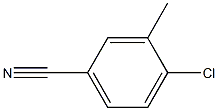 3-METHYL-4-CHLOROBENZONITRILE Struktur
