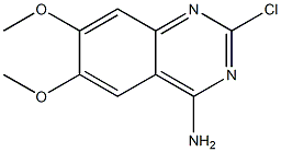 4-AMINO-6,7-DIMETHOXY-2-CHLORO-QUINAZOLINE Structure