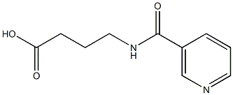 4-NICOTINOYLAMINO-BURYRIC ACID Struktur