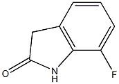 7-FLUROINDOLIN-2-ONE,,结构式