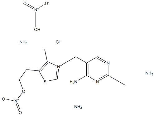 VITAMIN B1 MONONITRATE(THIAMINE MONONITRATE) Structure