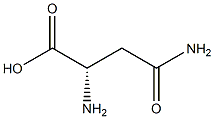 L-天门冬酰胺(无水), , 结构式