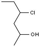 4-氯-2-己醇,,结构式