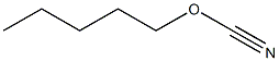 amyl cyanate Structure