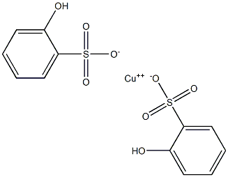 copper(II) phenolsulfonate Structure