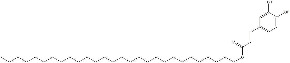 octacosyl 3',4'-dihydroxycinnamate 结构式