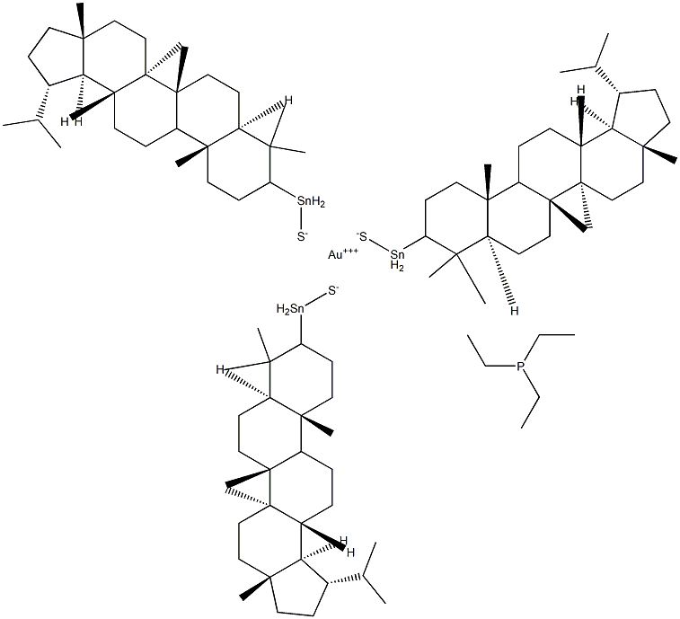  triethylphosphine goldlupinylsulfide