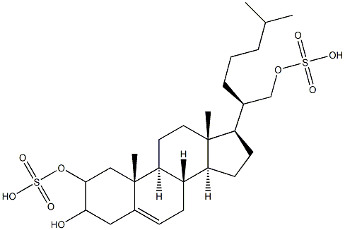 2,3,21-trihydroxycholesta-5-ene 2,21-disulfate