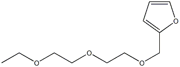 2-(2-ethoxyethoxy)ethyl furfuryl ether 化学構造式