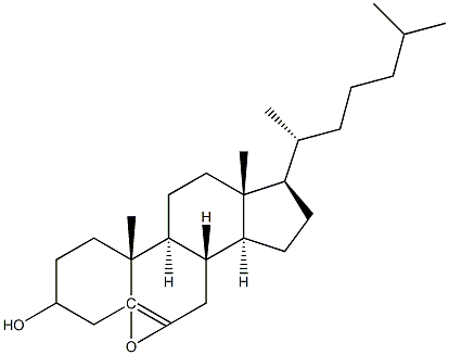 5,6-epoxycholesterol 化学構造式