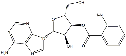 3'-O-anthraniloyladenosine 结构式