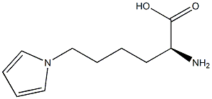 6-pyrrolylnorleucine 化学構造式