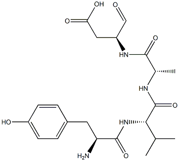 tyrosyl-valyl-alanyl-aspartal,,结构式