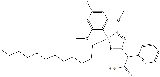 2-dodecyl-alpha-phenyl-N-(2,4,6-trimethoxyphenyl)-2H-tetrazole-5-acetamide