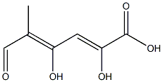2,4-dihydroxy-5-methyl-6-oxo-2,4-hexadienoic acid