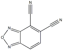 4,5-DICYANOBENZOFURAZAN 化学構造式